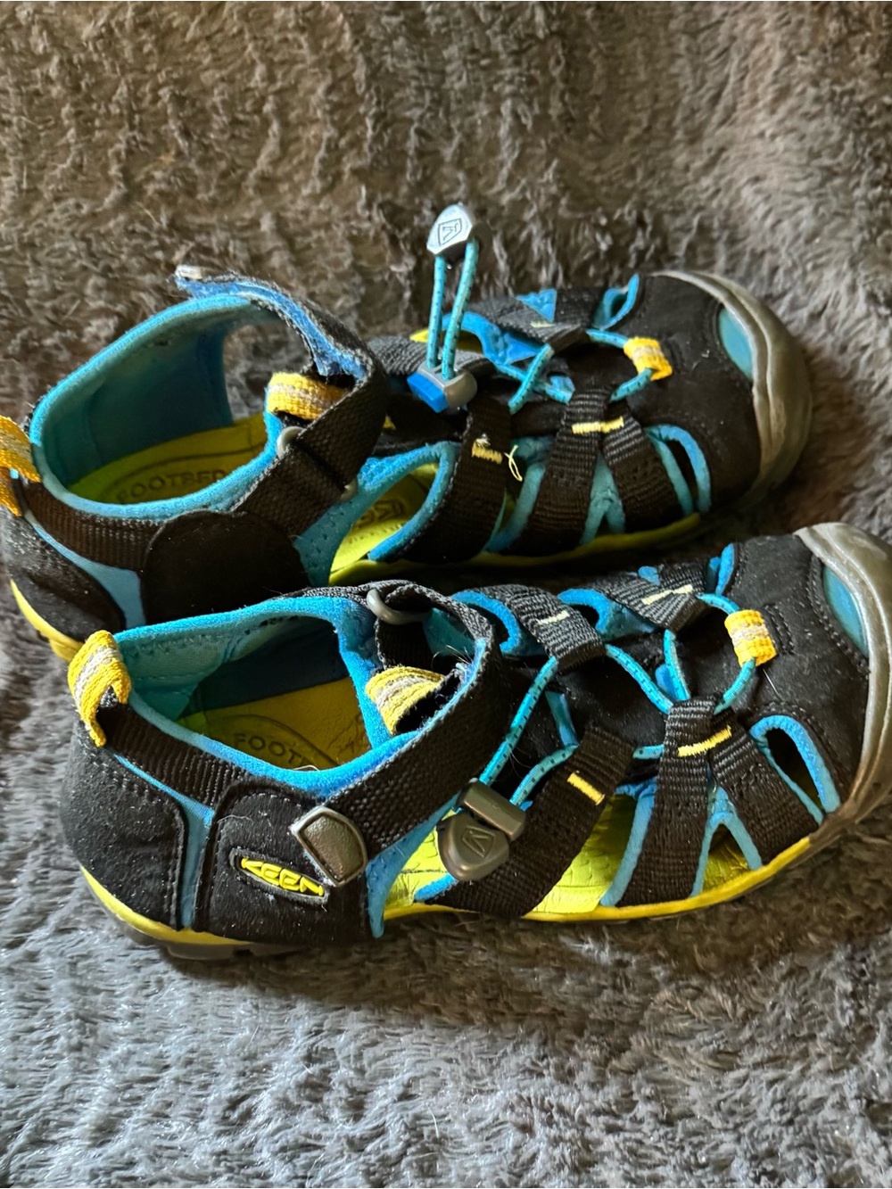 Keen Kids Black and Blue Sport Sandals